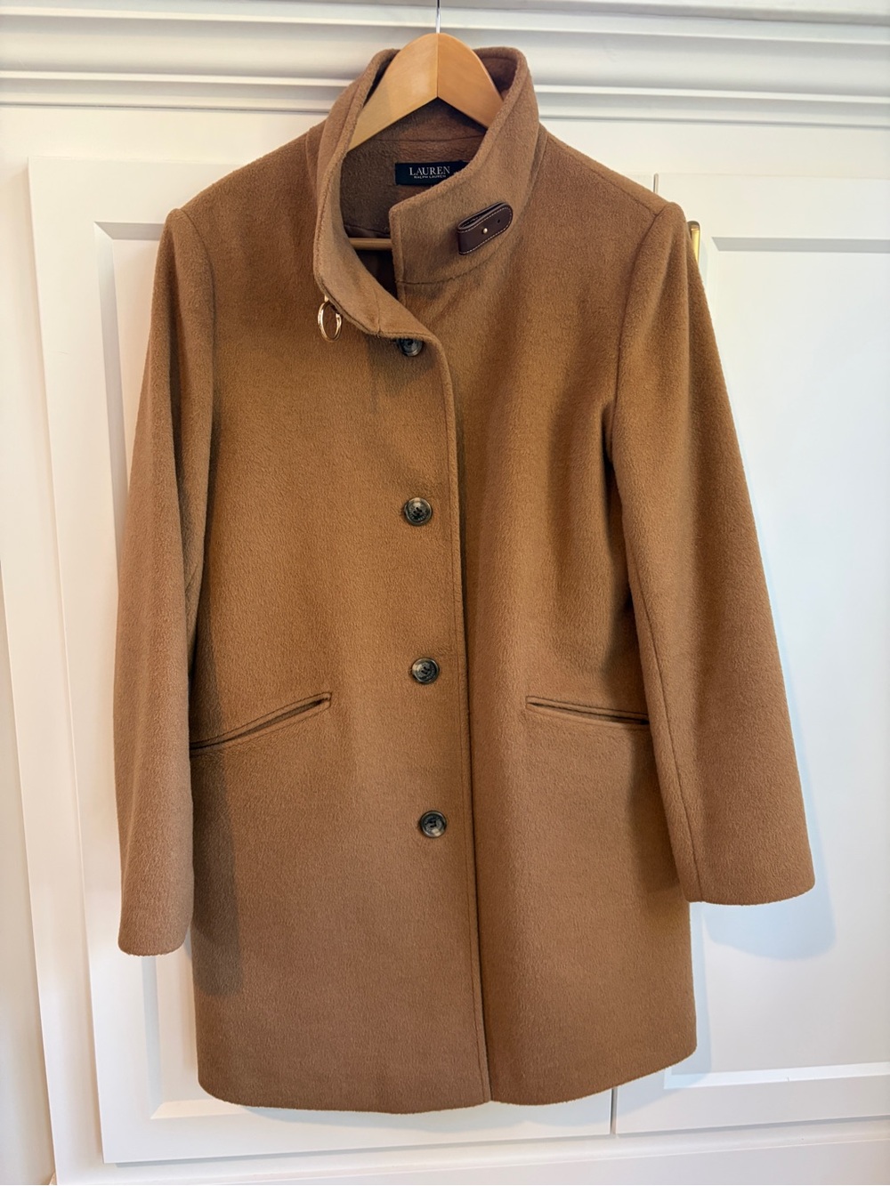 Lauren Ralph Lauren size 6 Women's Camel Wool Blend Coat